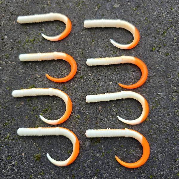 Wurmulus Slim 45mm - Essentials Gum - UV Aktiv White Orange